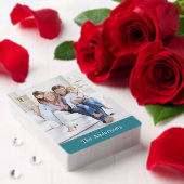 Jeu De Cartes Personnalisé Nom "Go Fish" Photo Lecture Cartes (Insitu (Valentin))