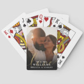Jeu De Cartes Personnalisé Photo Love Script Mariage Faveur (dos)