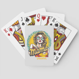 Jeu De Cartes Personnalisé Retro Mama Pop Art (17)