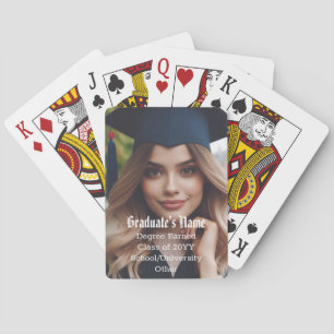 Jeu De Cartes Personnalisé sur tout le sujet Graduate Photo Name