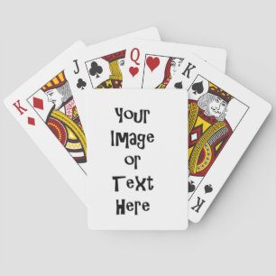 Jeu De Cartes Personnaliser avec images et texte personnalisés