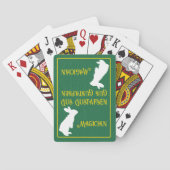 Jeu De Cartes Personnaliser le maquilleur blanc lapin (dos)