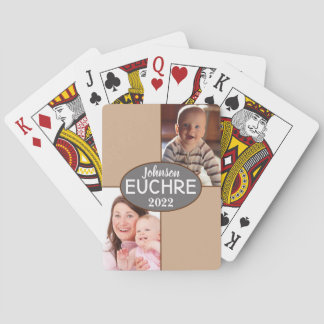 Jeu De Cartes Personnalisez avec votre propre photo & nom & date