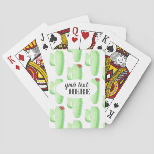 Jeu De Cartes Personnalisez-Le ! Cactus Carte à thème