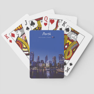 Jeu De Cartes Perth, Australie - Ciel de la ville la nuit