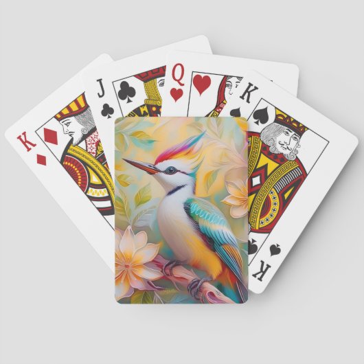 Jeu De Cartes Petit arc-en-ciel Pic Imaginaire Oiseau (dos)