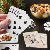 Jeu De Cartes Petit Couple Effrayant (In Situ)