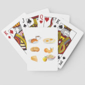 Jeu De Cartes Petit Déjeuner Café, Croissant, Oeufs, Bagels (dos)