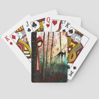 Jeu De Cartes Petit loup de conte de fées rouge