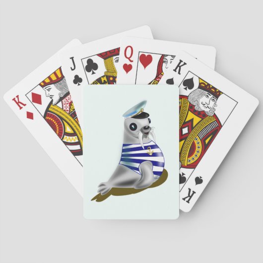 Jeu De Cartes Petit voilier de phoque (dos)