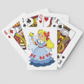 Jeu De Cartes Petite Fille Avec Un Papillon (dos)