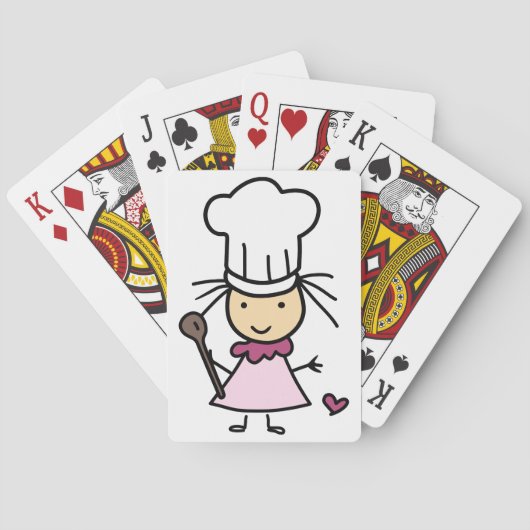 Jeu De Cartes Petite fille de chef (dos)