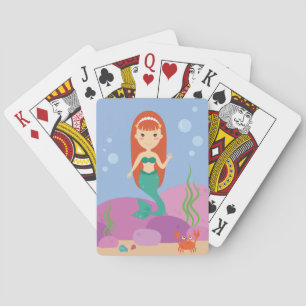 Jeu De Cartes Petite fille sirène sous l'eau