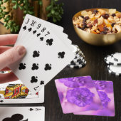 Jeu De Cartes Petite Fleur Violette (In Situ)
