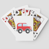 Jeu De Cartes Petite voiture rouge (dos)