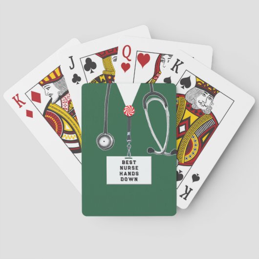 Jeu De Cartes Petits cadeaux pour infirmières dans les bas (dos)