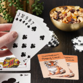Jeu De Cartes Petits enfants pêche au tigre orange (In Situ)