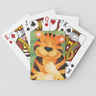 Jeu De Cartes Petits tigres jouant aux cartes