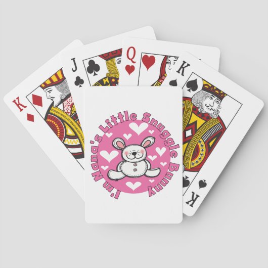 Jeu De Cartes Peu de lapin du câlin de Nana (dos)