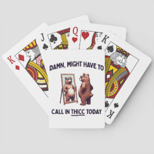 Jeu De Cartes Peut-Être Devrait-Il Faire Appel À La Thicc Aujour