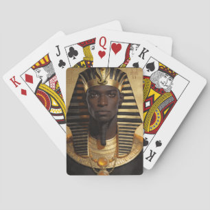 Jeu De Cartes Pharaoh Energy — Roi Ancien Africain Art Moderne