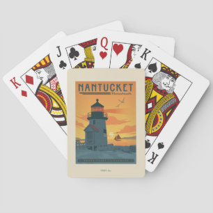 Jeu De Cartes Phare de Brant Point   Nantucket MA