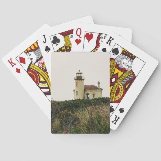 Jeu De Cartes Phare de la rivière Coquille, OR (dos)