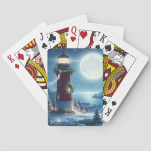 Jeu De Cartes Phare de Noël nautique