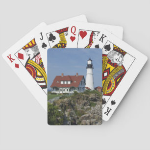 Jeu De Cartes Phare de Portland Head, Cape Elizabeth, Maine,