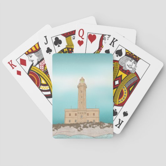 Jeu De Cartes Phare de Vieste Italie (dos)