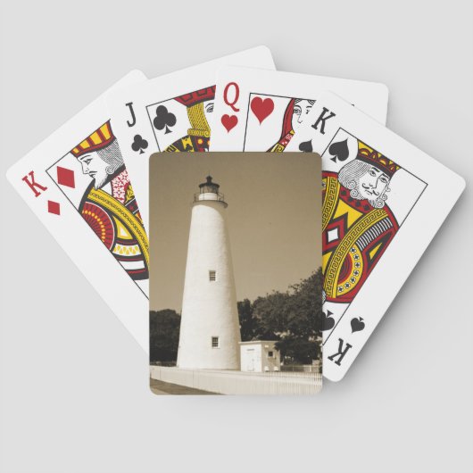 Jeu De Cartes Phare d'Ocracoke (dos)