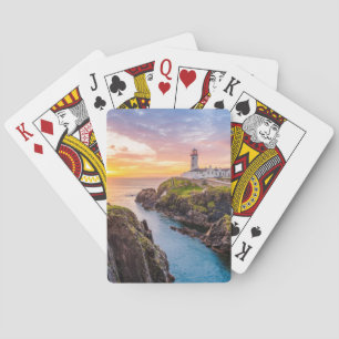 Jeu De Cartes Phare principal Cie.   le Donegal Irlande de Fanad