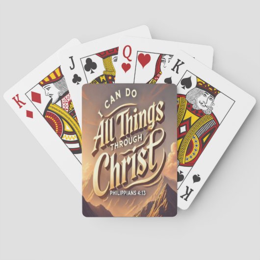 Jeu De Cartes Philippiens 4:13 Victoire Fidèle (dos)