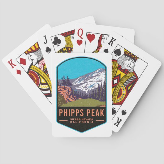 Jeu De Cartes Phipps Peak Californie (dos)