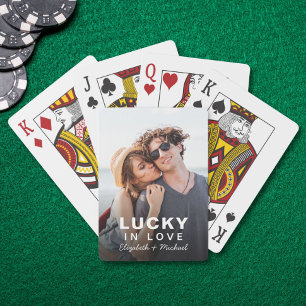 Jeu De Cartes Photo Amoureux Chanceux
