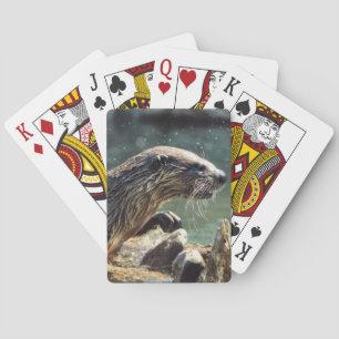 Jeu De Cartes Photo animalière de River Otter Animal-lover