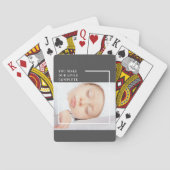 Jeu De Cartes Photo bébé mignonne moderne | Citation de beauté (dos)
