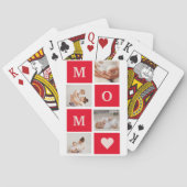 Jeu De Cartes Photo Collage Moderne & Best Mom Ever Cadeau (dos)