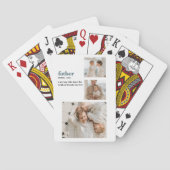 Jeu De Cartes Photo Collage moderne Happy Fête des pères Cadeau (dos)