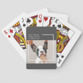Jeu De Cartes Photo de chien moderne | Devis de chien (dos)