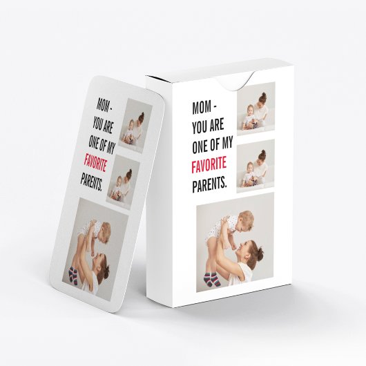 Jeu De Cartes Photo de collection moderne & Joyeux cadeau de la 