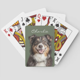Jeu De Cartes Photo de compagnie personnalisée avec nom