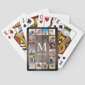 Jeu De Cartes Photo de Custom Collage Rustic Farmhouse Family (dos)
