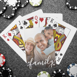 Jeu De Cartes Photo de famille personnalisée