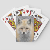 Jeu De Cartes Photo de la faune de Red Fox (dos)