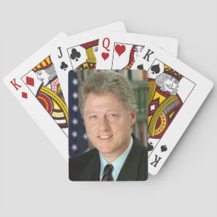 Jeu De Cartes Photo de la Maison Blanche du président Bill Clint