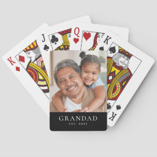Jeu De Cartes Photo de l'arrivée de Papi