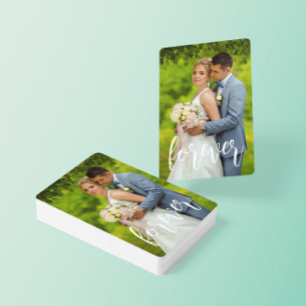 Jeu De Cartes Photo de mariage personnalisée pour tous