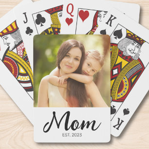 Jeu De Cartes Photo de scénario établi par maman