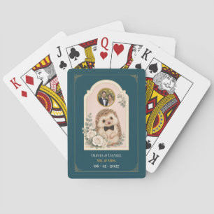 Jeu De Cartes Photo de souvenir de mariage personnalisé avec béb